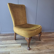Vintage Fabric Bedroom Chair