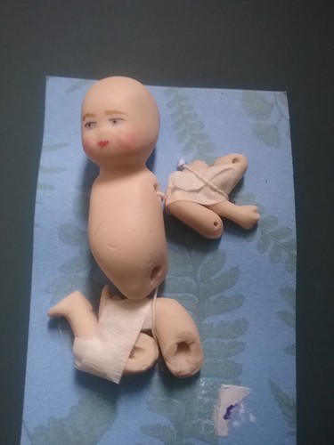 Porcelain baby doll - , making