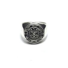 Handmade Sterling Silver Ring Eagle German Coat of Arms Solid Hallmarked 925