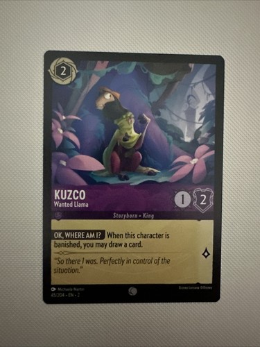 Kuzco wanted llama 45 204 - -,