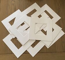 12 White Picture Mounts to fit 23 x 23cm IKEA RIBBA  frame