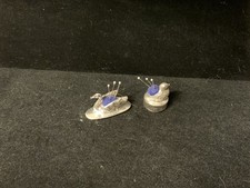 Vintage Metal Pin Cushion Pair