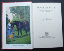 VINTAGE 1930's BLACK BEAUTY THE AUTOBIOGRAPHY OF A HORSE BY ANNA SEWELL