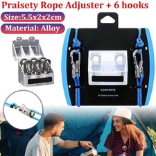 6 Hooks Non-Slip Rope & Roller