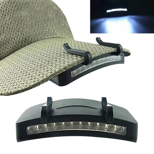 Hat clip cap light - clip, on