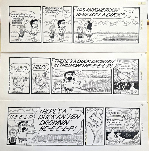The perishers original cartoon - the,