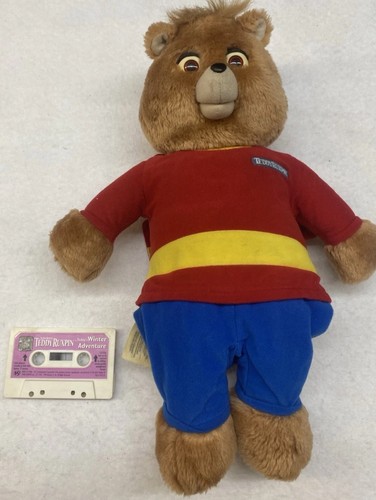 Vtg teddy ruxpin talking bear - vtg,