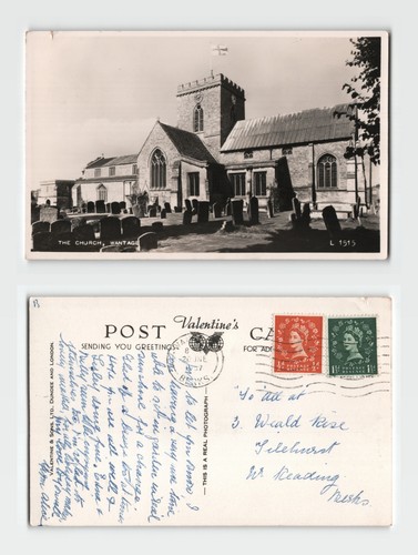 Postcard the church wantage - the,