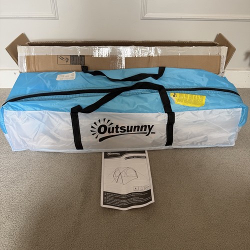 Outsunny pop camping tent - up,