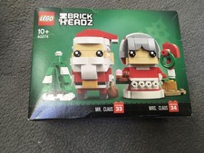 NEW - LEGO 40274 Brick Headz Mr&Mrs Claus No. 33 / 34 - BNIB 