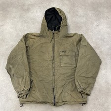 Schott Military Jacket Mens Medium Fleece Lined Vintage Coat, Green