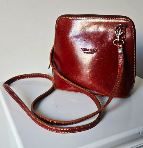 Italian leather crossbody - italian,