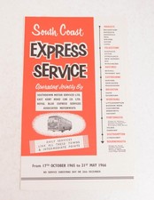 Bus Coach Timetable Leaflet