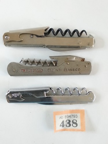 Three vintage stainless steel - three,