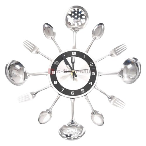 Cutlery wall clock - cutlery,