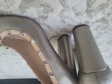 Menbur ladies shoes size 5,  new, pewter colour with stud detail. Never worn