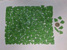 100 pieces, Green Off cuts