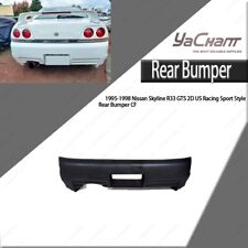 FiberGlass 2D US Racing Sport Style Rear Bumper For 95-98 Nissan Skyline R33 GTS