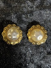 Chanel Pearl Earrings As Is Rare