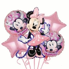 5 piece Mickey/minnie mouse foil balloons birthday party decoration