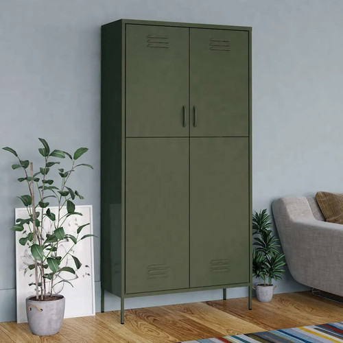 Walplus wardrobe olive green - walplus,