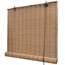 Brown Bamboo Roller Blinds
