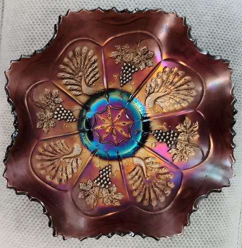 Iridescent carnival glass - iridescent,