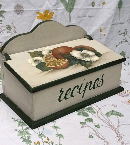 Vintage hand painted - hand, wood