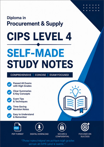 Cips level self made study - cips, 4