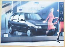 FIAT UNO RANGE BROCHURE 1989 1990 (FORMULA FIRE SELECTA SX TURBO) EXC COND