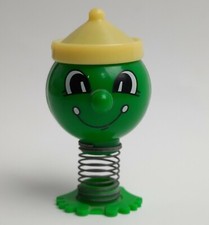 VTG Green Clown Spring Bobble