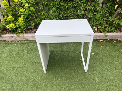 Ikea micke desk white blue - micke,