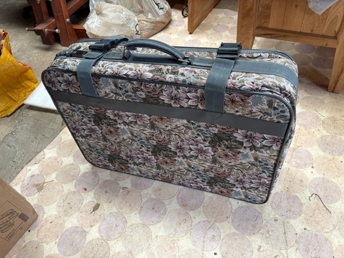 Equator blue tapestry suitcase - equator,