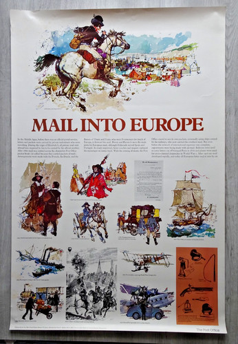 Gpo poster mail into europe - gpo,