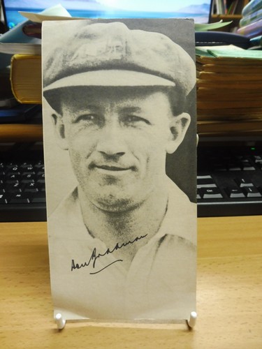 Magazine cutting signed don - magazine, by
