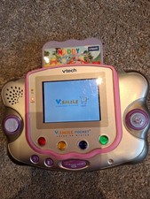 VTech V.Smile TV Learning System Console, Games And Carry Case