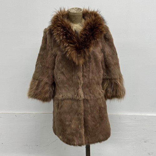 Vintage chestnut brown rabbit - brown,