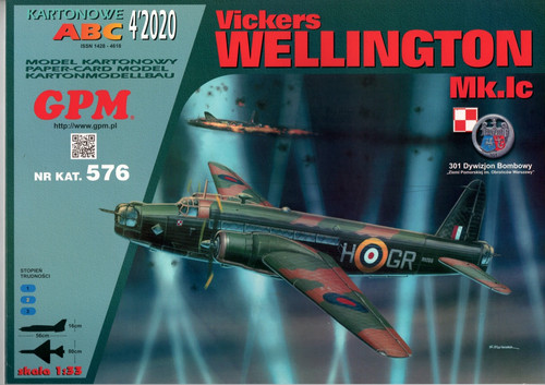 Card model kit vickers - model, –