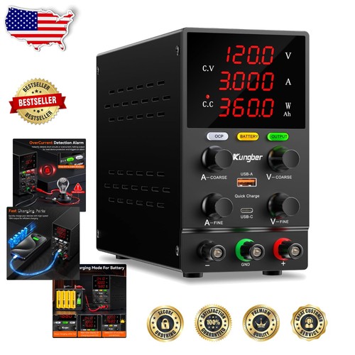 Variable power supply 120v - dc,