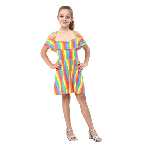 Girls rainbow summer - rainbow, off