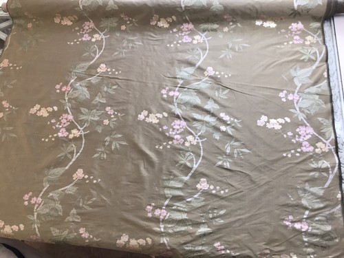 100 silk fabric green - silk,