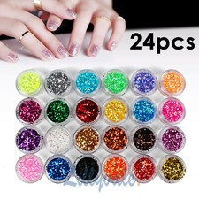 24 Mix Colours Nail Art Craft