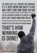 ROCKY CC0 POSTER ART PRINT - A4 A3 A2 A1 A0 SIZES