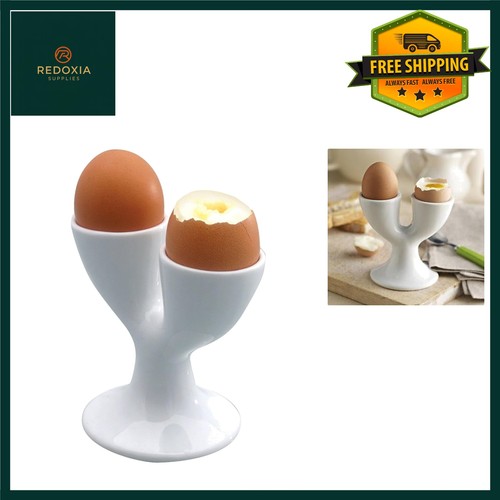 Porcelain double egg cup - double,