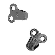 20Set Alloy Boot Lace Hooks Lace Fittings With Rivets For Repair/Camp/Hike/Climb