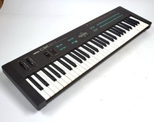 Vintage Yamaha DX27 Synthesizer Keyboard 61-Key Works Menu Button Issues – As Is