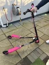 Sporter 2 Scooter Flicker V-Scooter Black/Pink Age 8+ Great Condition Foldable
