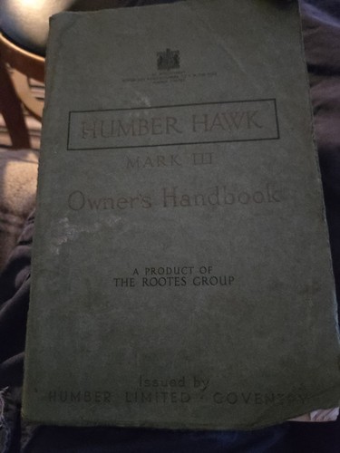 Humber hawk mark - mark, owners