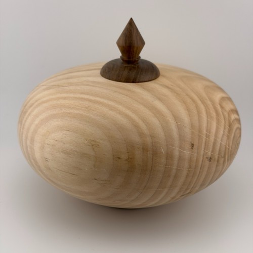 Hand turned ash - ash, wood