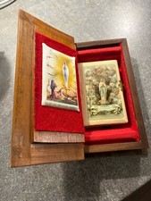 Stunning Vintage Oak Bible Box